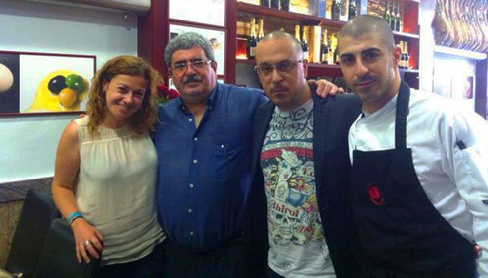 Mónica Castelao, Pepe Simôes, Manuel Simôes y Antonio Simôes. La Taverna del Clínic