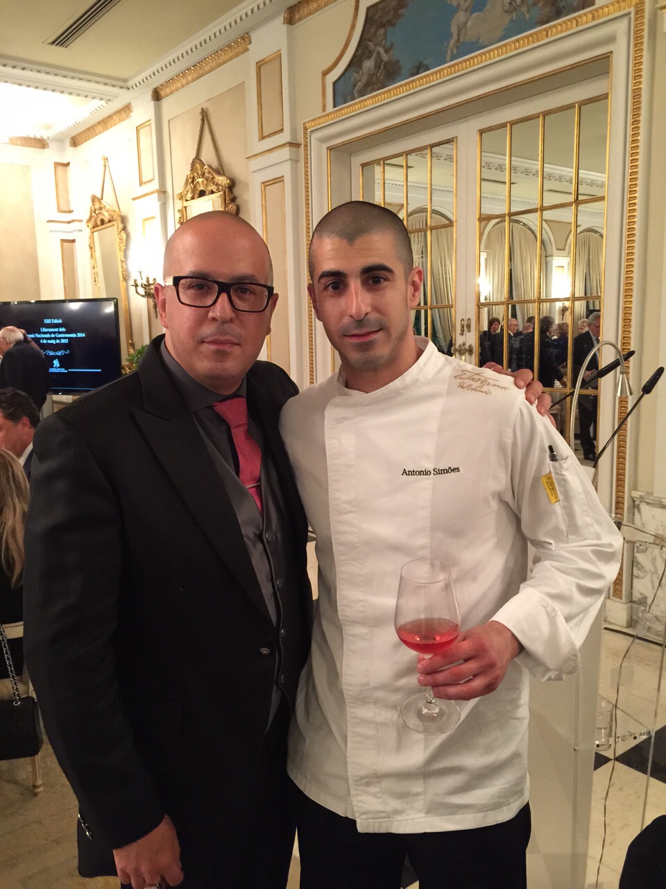 Manuel y Antonio Simôes en la Gala #MejorCocineroJoven2014