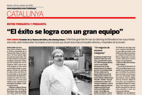 Portada Periodico "El exito se logra con un Gran equipo"